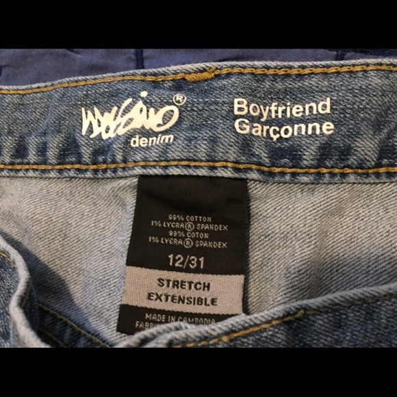 Tall 12/31 Mossimo Boyfriend Garçonne Denim Jeans - Picture 5 of 5